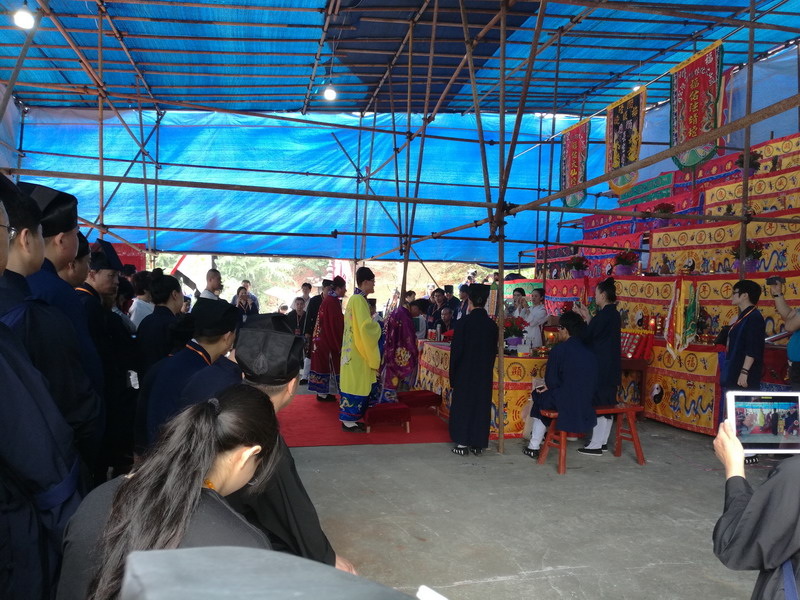 浙江湖州市道教正一派奏职法会